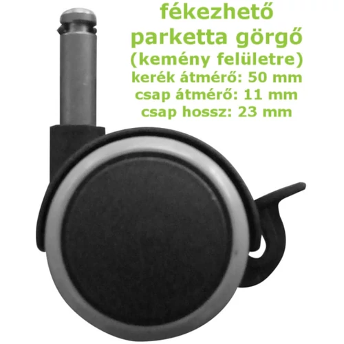 5 db Fékezhető kímélő parketta görgő kemény felületre d.50/P.11