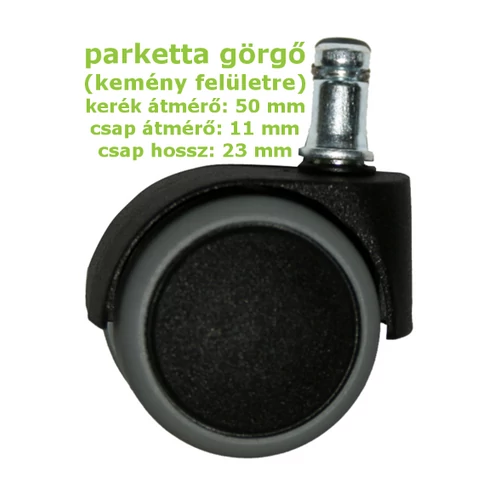 Kímélő parketta görgő kemény felületre d.50/P.11