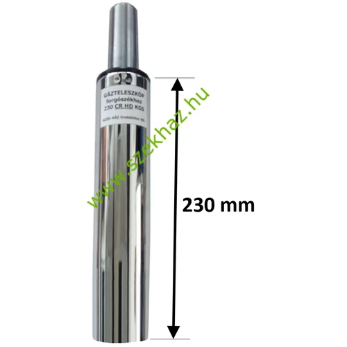 Gázteleszkóp forgószékhez, erősített, 150 kg teherbírás, krómozott, 230 CR HD