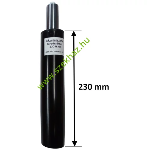 Gázteleszkóp forgószékhez, erősített, 150 kg teherbírás, fekete, 230 N HD
