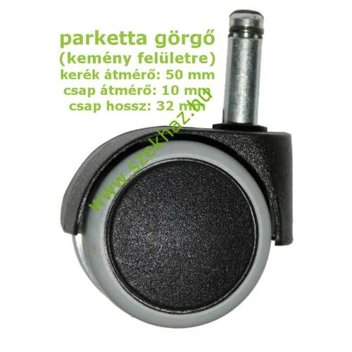 Kímélő parketta görgő kemény felületre d.50/P.10