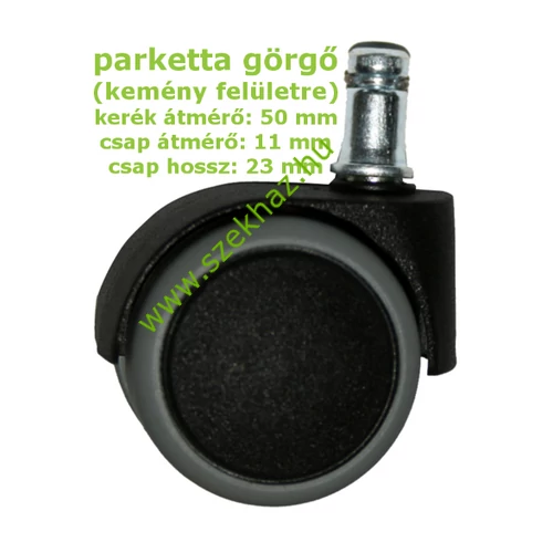 Kímélő parketta görgő kemény felületre d.50/P.11